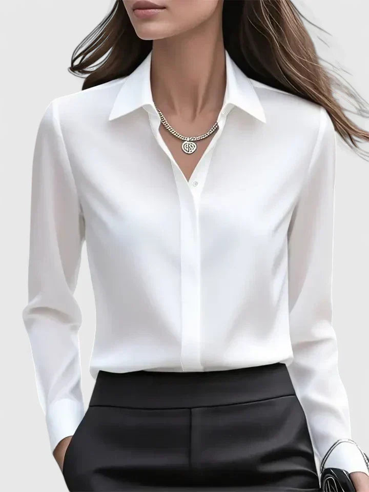 Women's Shirt with Button Front for Office Wear