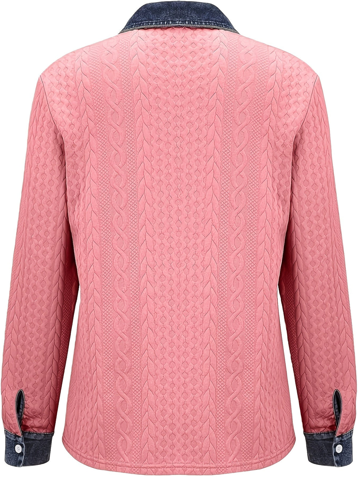 Greta | Textured Button-Up Shirt