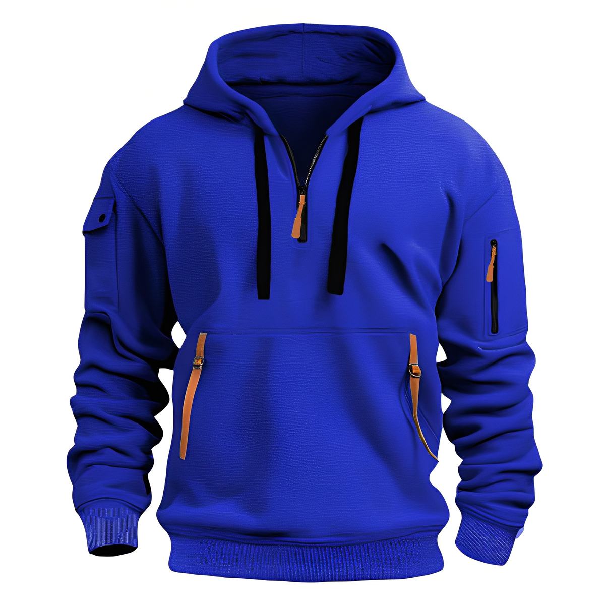 Paxton - Cozy hoodie jacket with half zipper