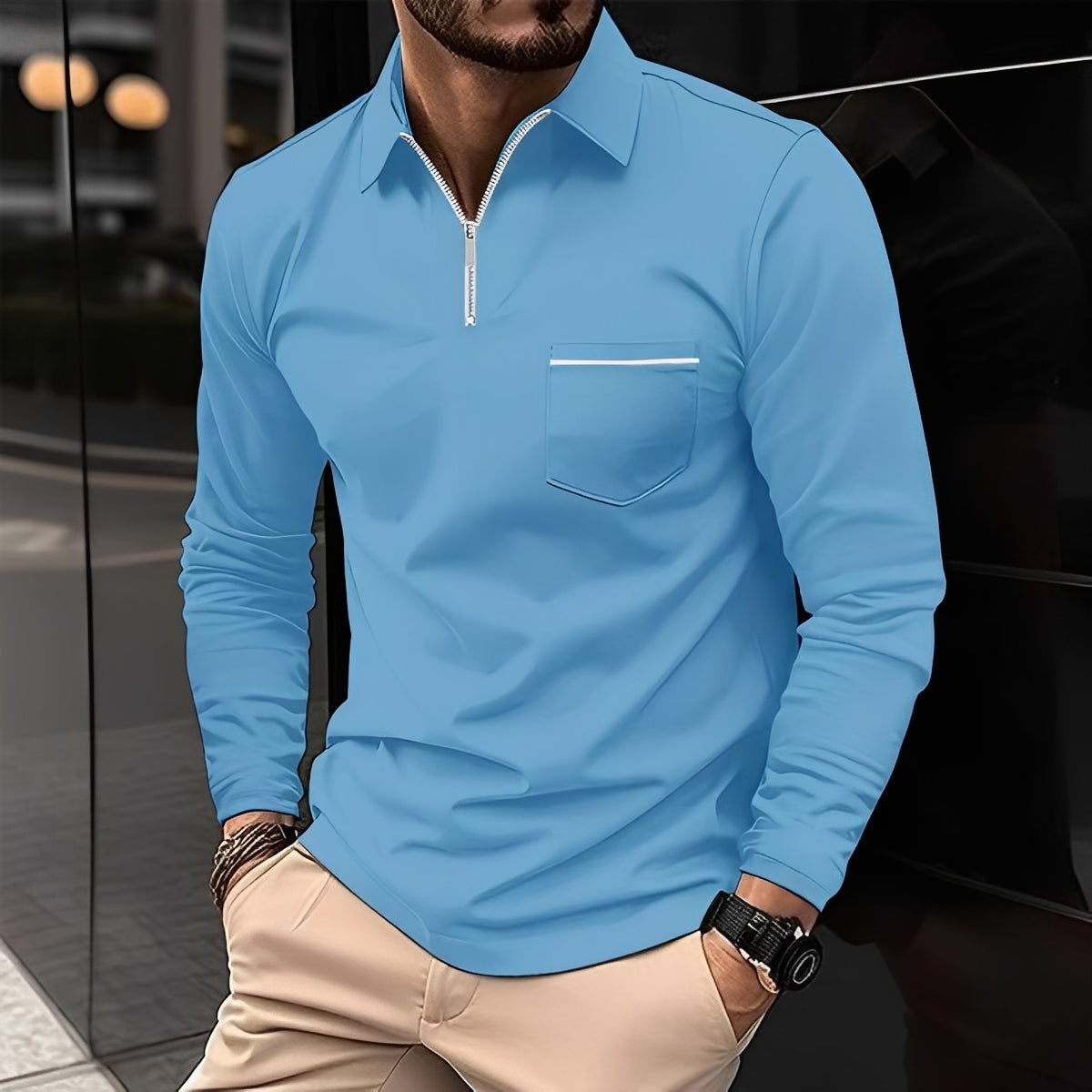 Florent - Casual long-sleeve shirt