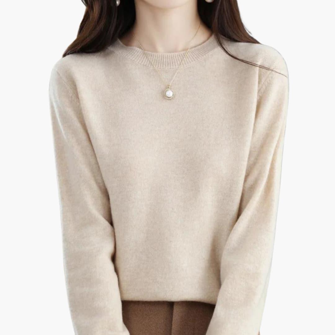 Persephone | Chunky Knit Round Neckline Sweater