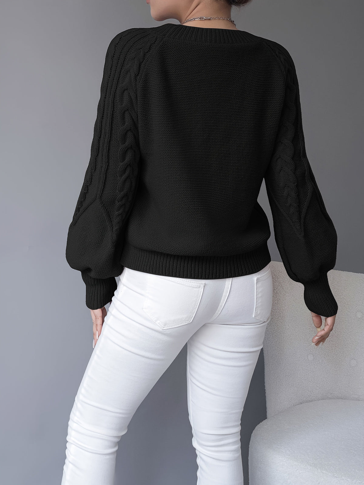 Elsie | Cable Knit Sweater