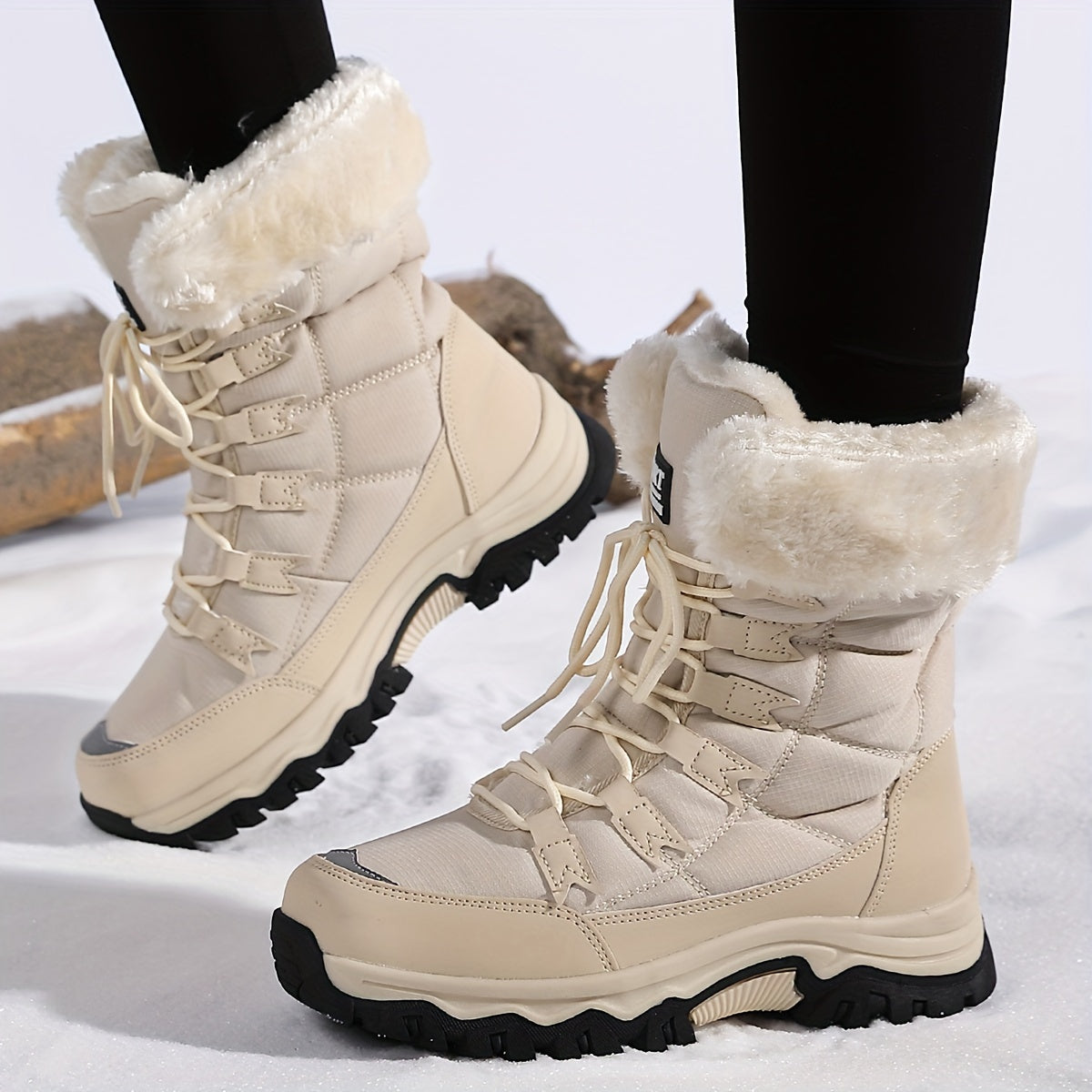 Lavinia | Women's Lace-Up Platform Boots for Standing All Day