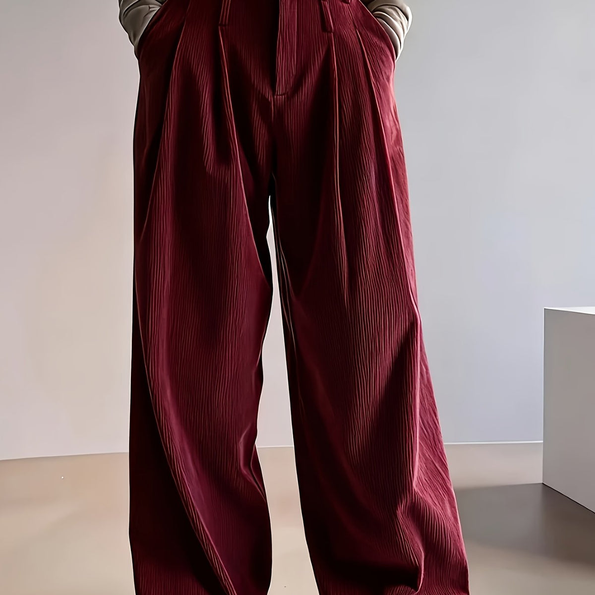 Celine | Pleated High Waisted Wide-Leg Pants