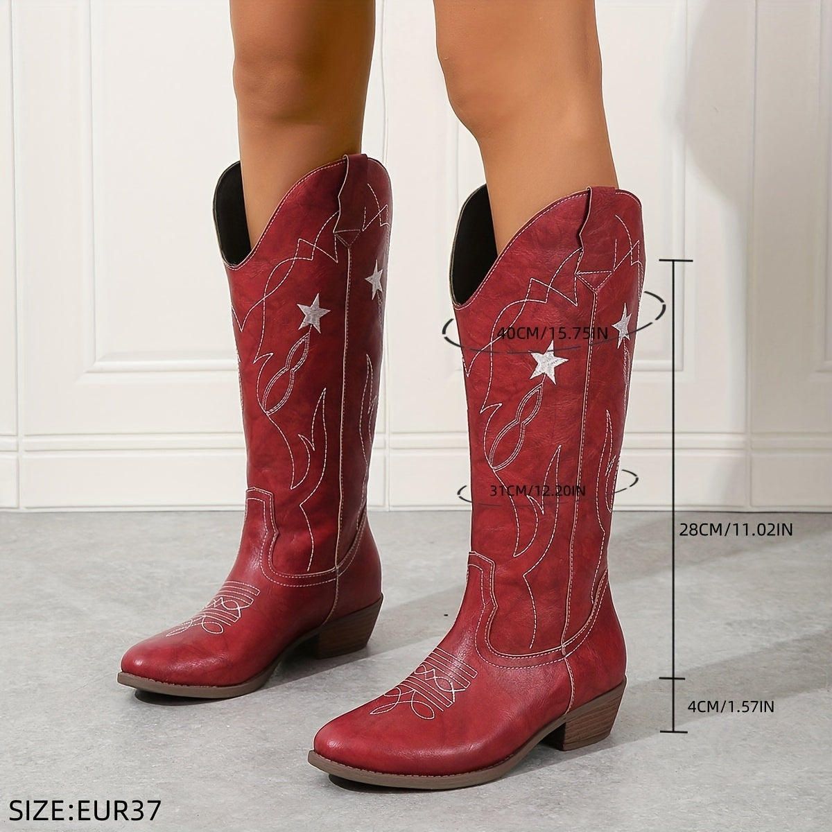 Rosalba | Wide Calf Western Cowboy Boots