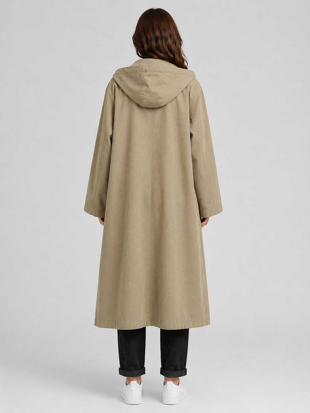 Women’s Longline Hooded Coat