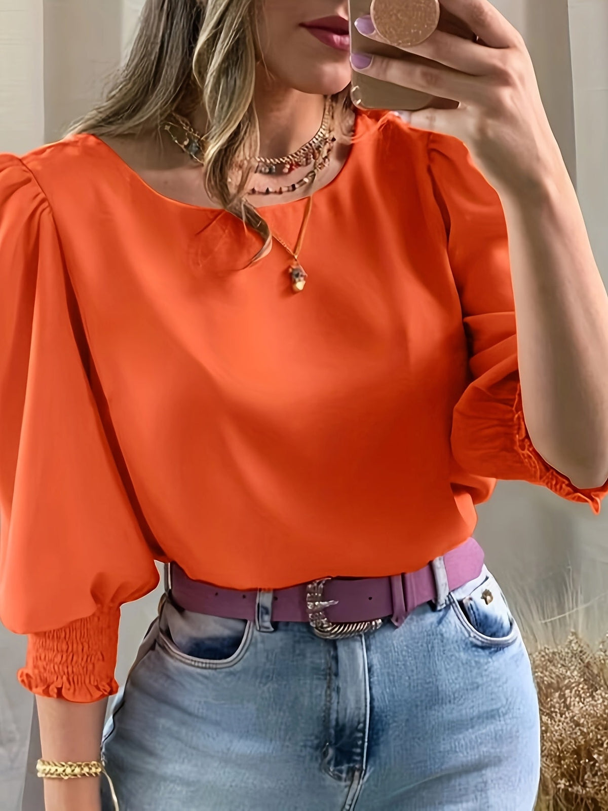 Ellen | Puff Sleeve Blouse