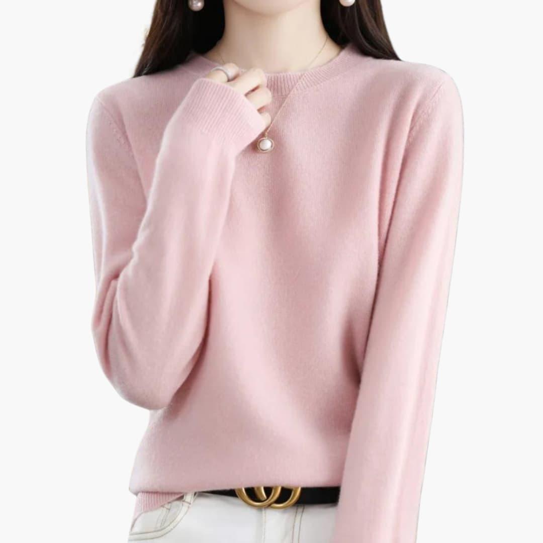 Persephone | Chunky Knit Round Neckline Sweater