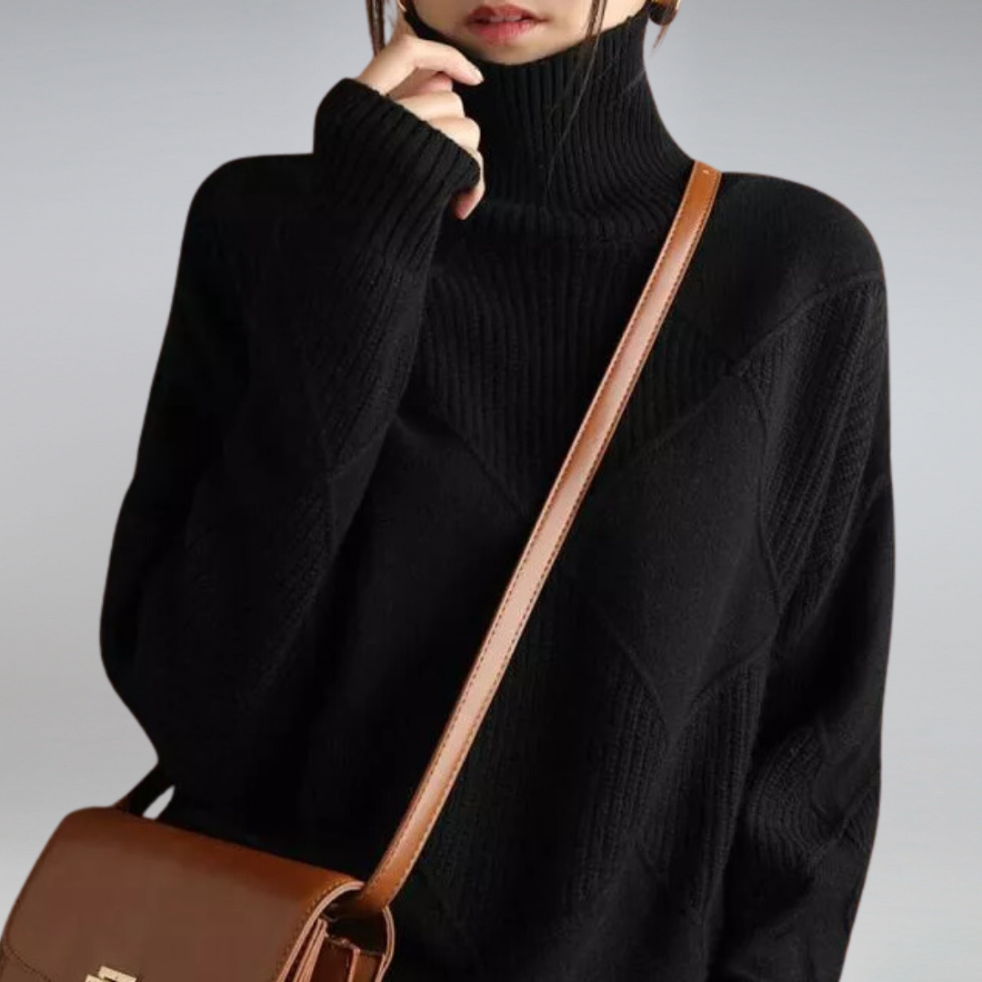 Camille - Stylish and warm turtleneck sweater