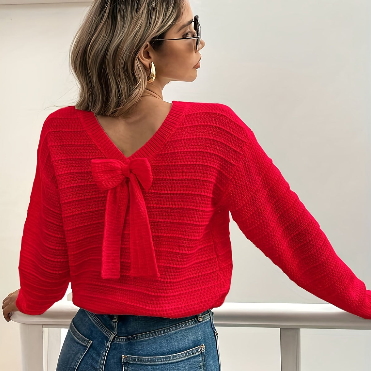 Oriana | V Neck Sweater