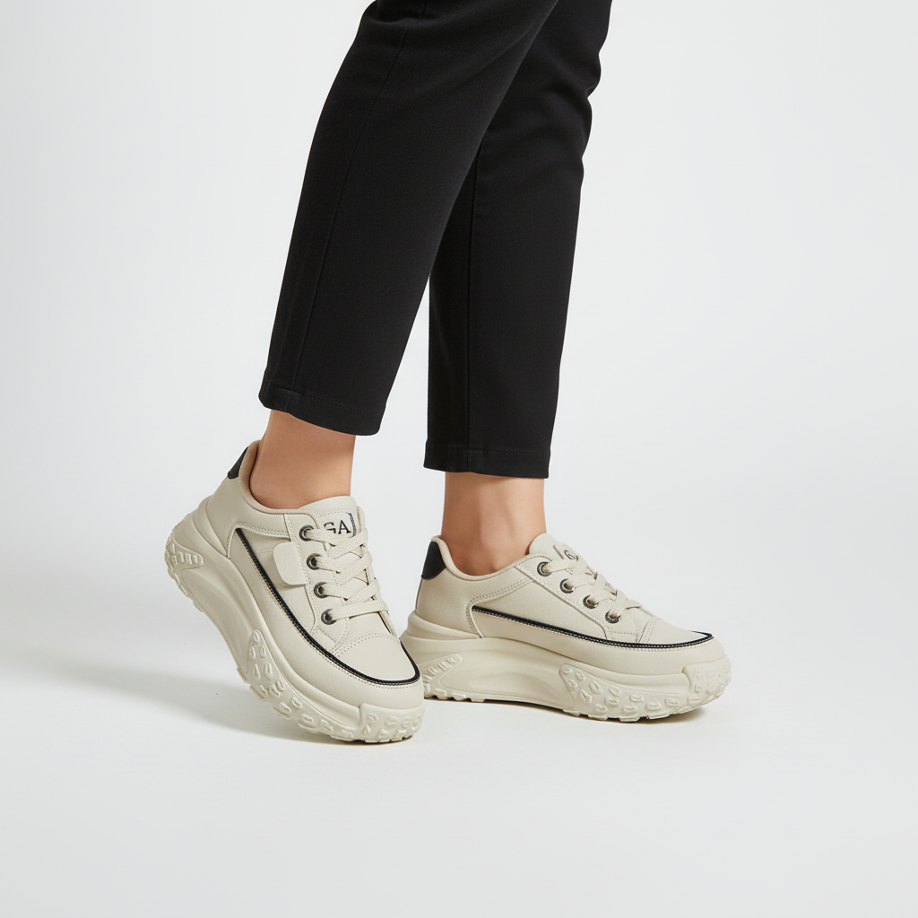 Women's Platform Trainers with Chunky Sole Anti-Slip
