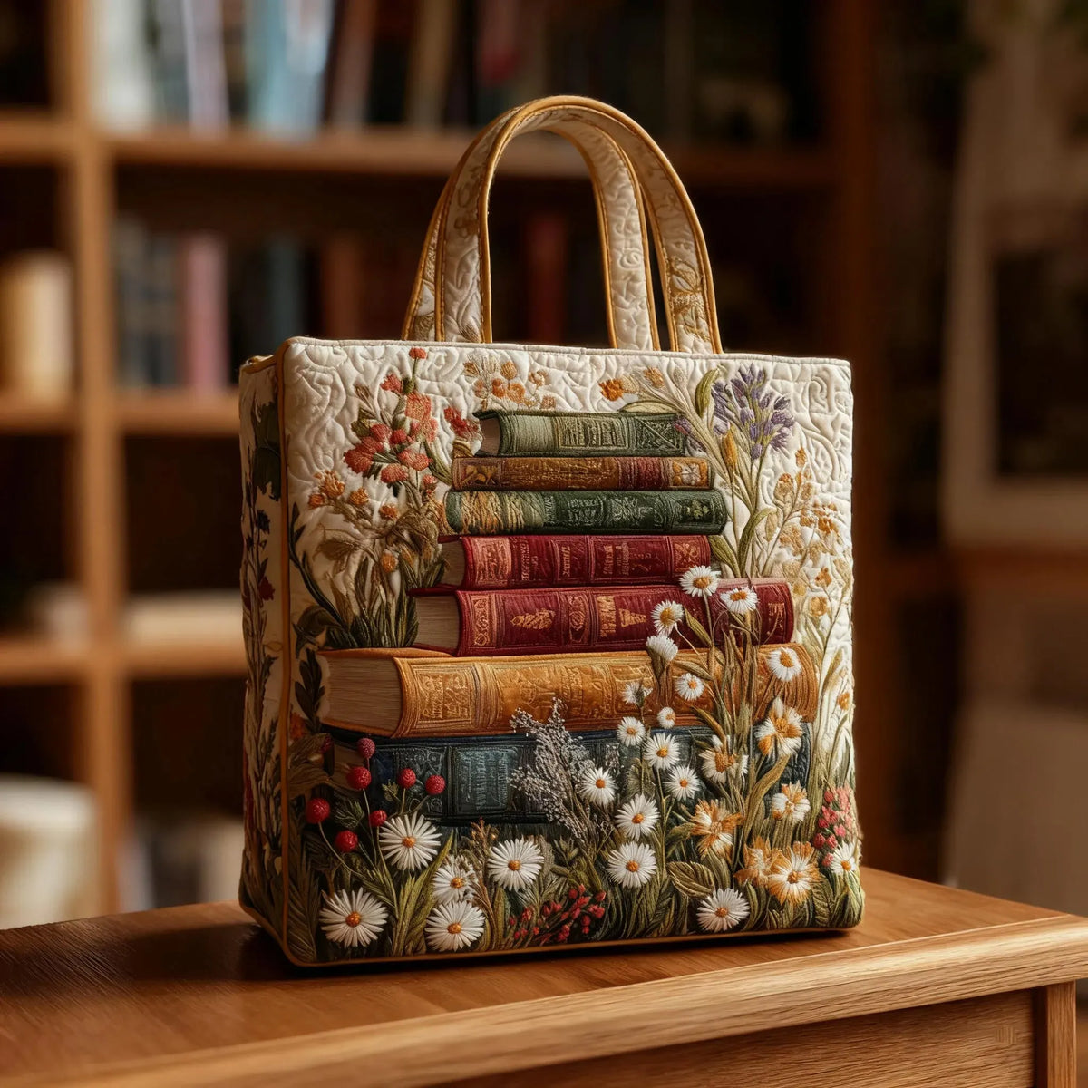 Willow | Women's Quilted Tote Bag Handmade Unique Print
