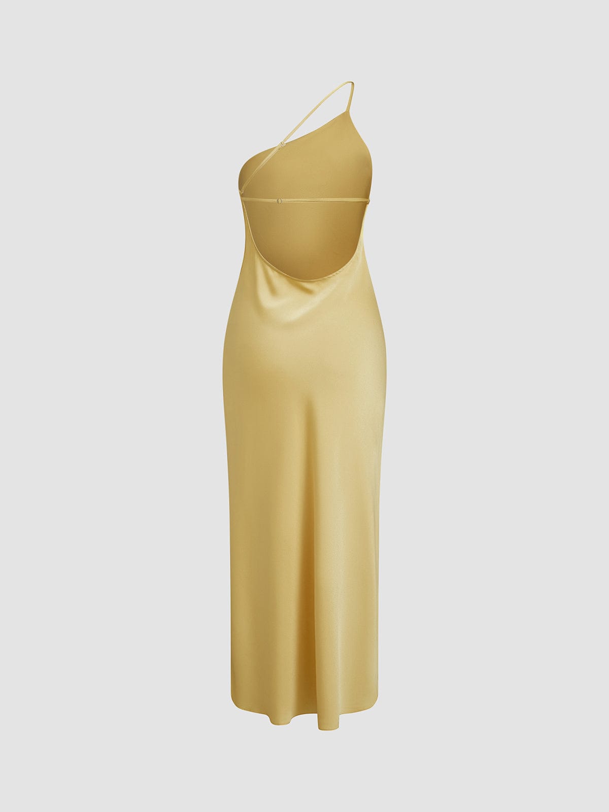 Women's Satin Backless Maxi Dress | Wedding Guest & Occasion