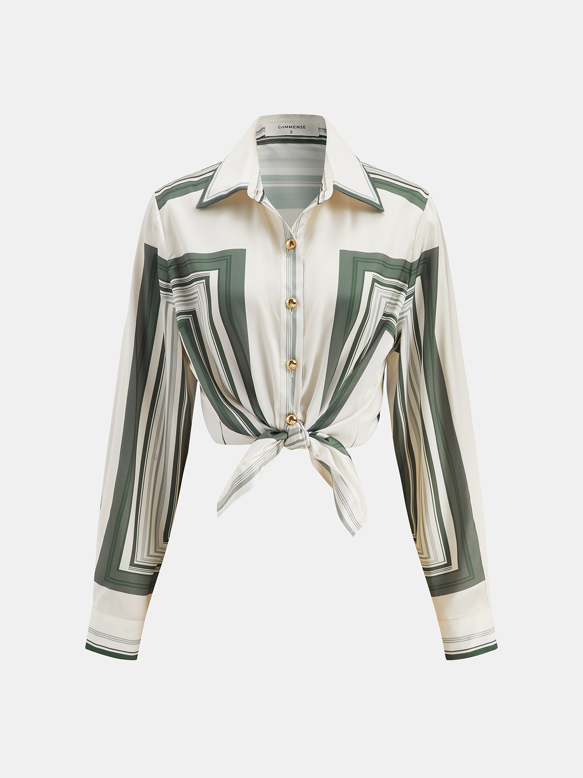 Women’s Geometric Print Satin Shirt and Wide-Leg Trousers Two-Piece Set – Elegant Relaxed Summer Outfit for Casual and Holiday Wear