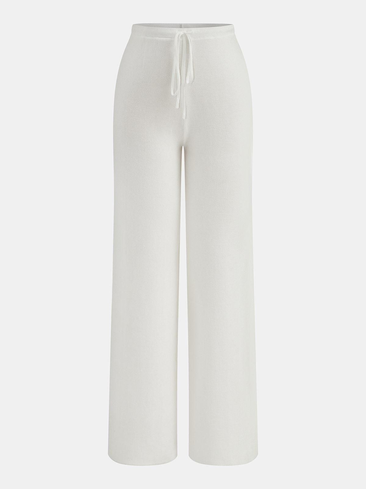 Women’s Ribbed Knit Off-Shoulder Top and Wide Leg Trouser Set – Soft Stretch Two-Piece Loungewear for Relaxed Everyday Dressing