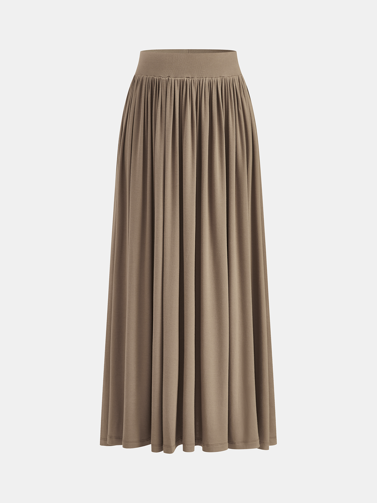 Women's Draped Sleeveless Top and Flowing Maxi Skirt Set – Elegant Summer Co-Ord