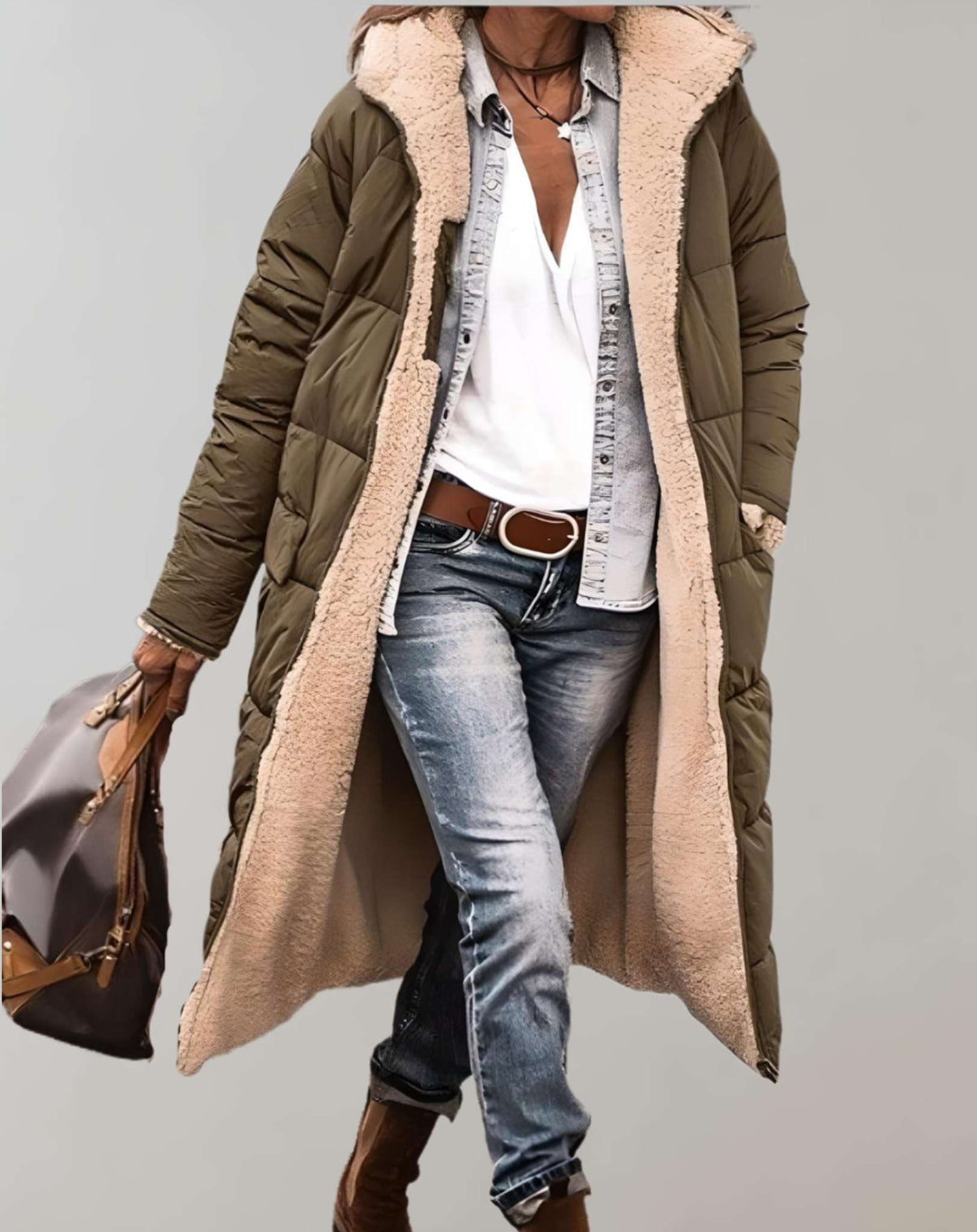 Clara | Fleece-Lined Winter Puffer Jacket