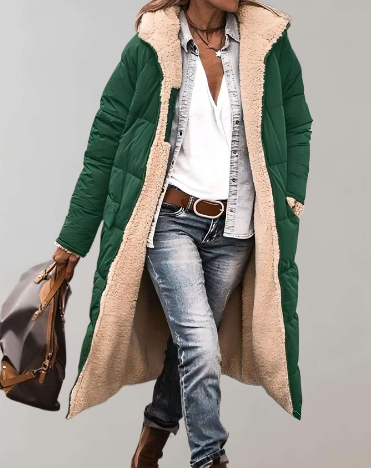 Clara | Fleece-Lined Winter Puffer Jacket