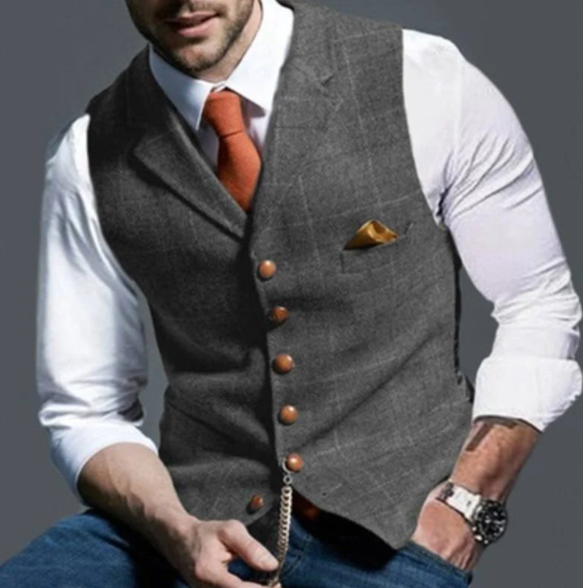 ELEGANT MEN'S VEST
