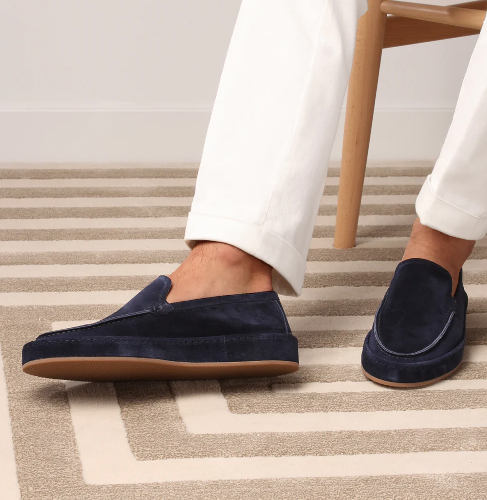 Men's Elegant Leather Loafers with Cushioned Sole | Wesley