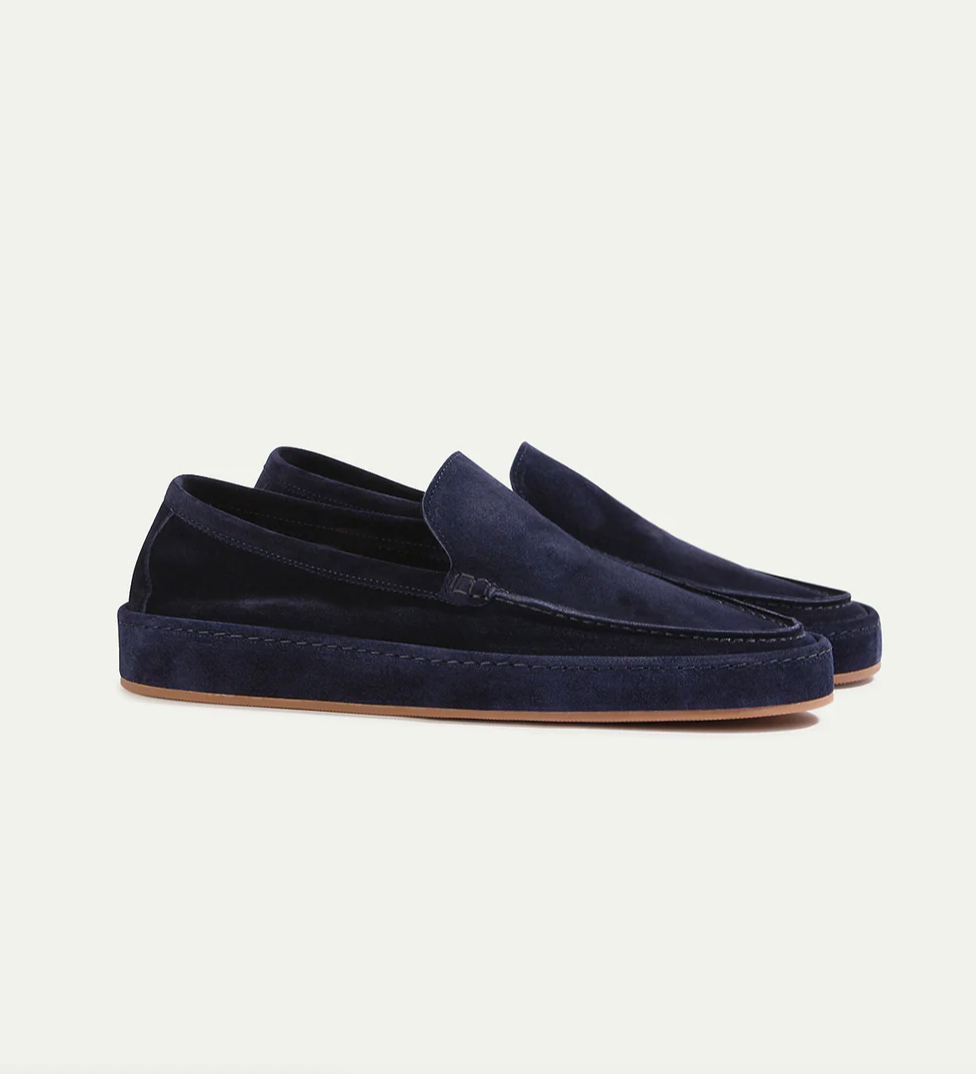 Men's Elegant Leather Loafers with Cushioned Sole | Wesley