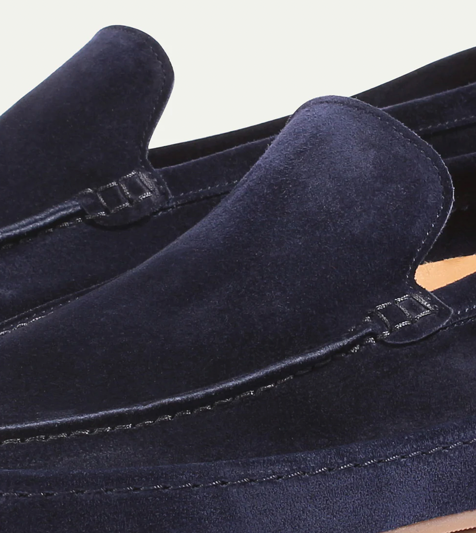 Men's Elegant Leather Loafers with Cushioned Sole | Wesley