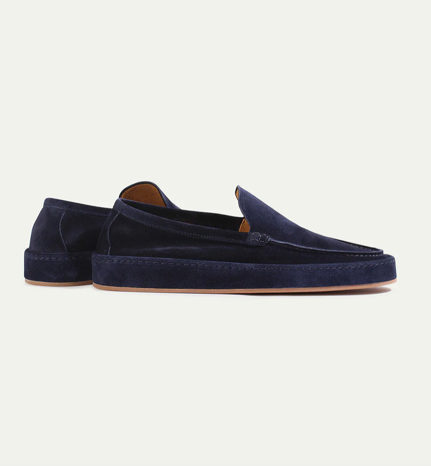 Men's Elegant Leather Loafers with Cushioned Sole | Wesley