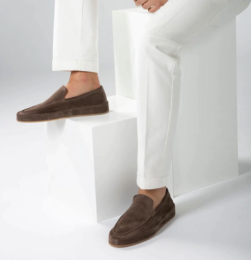 Men's Elegant Leather Loafers with Cushioned Sole | Wesley