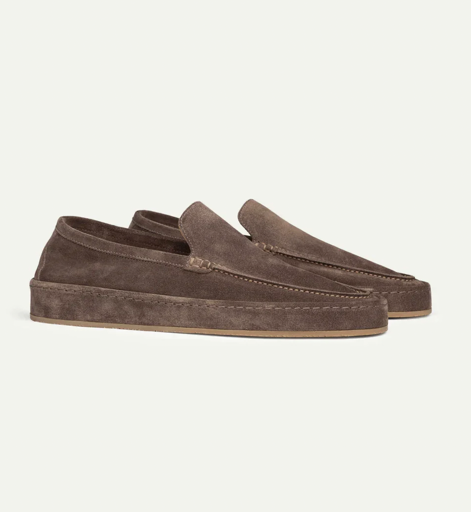 Men's Elegant Leather Loafers with Cushioned Sole | Wesley