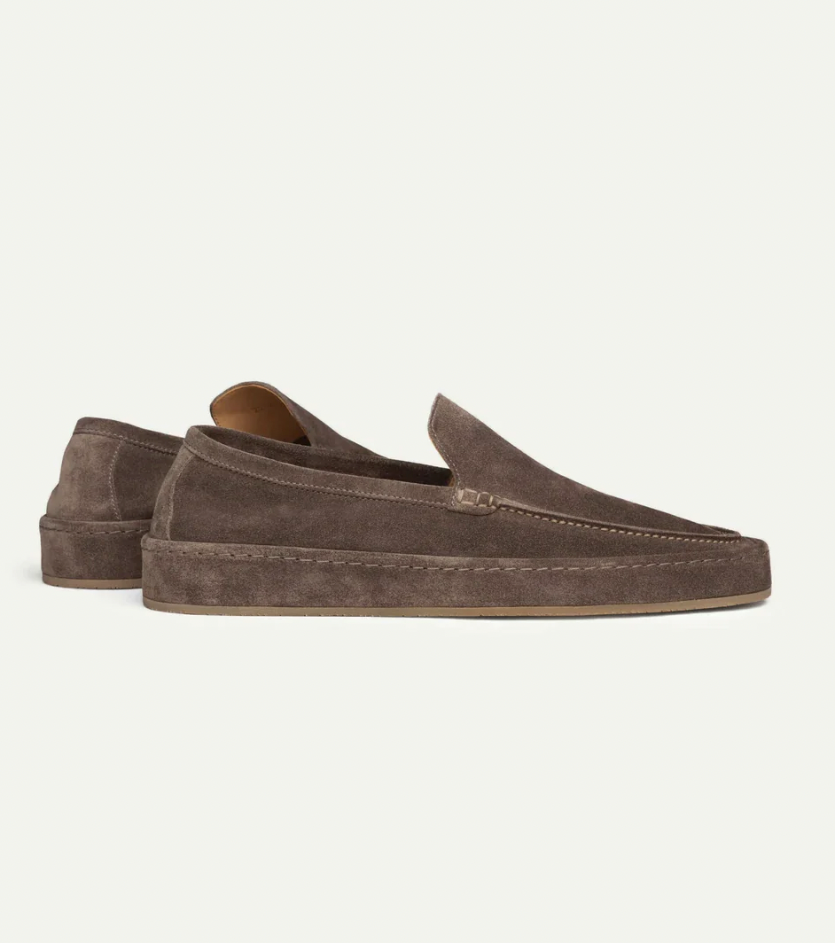 Men's Elegant Leather Loafers with Cushioned Sole | Wesley