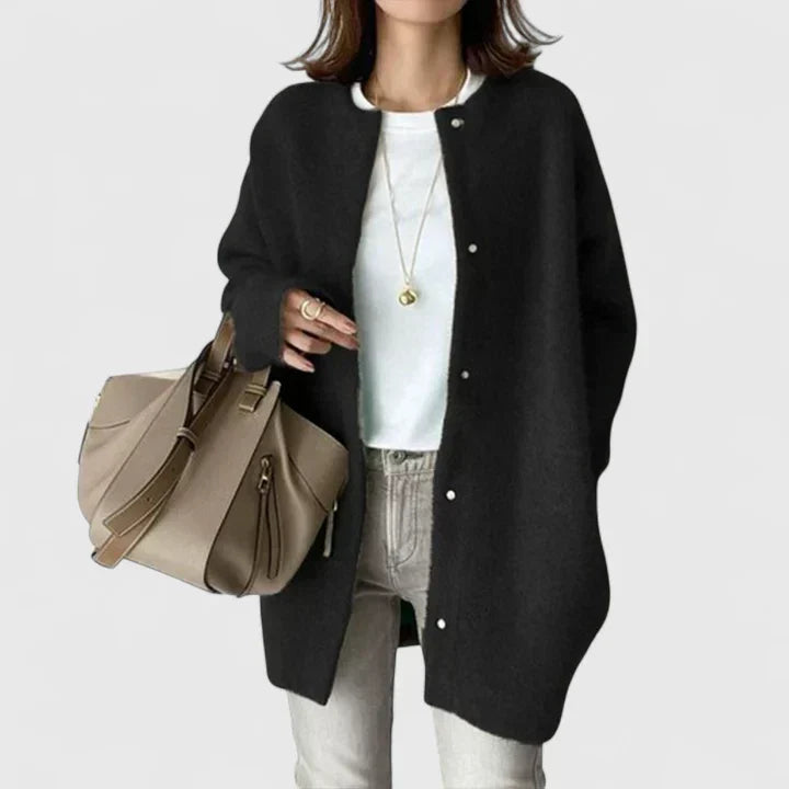 Tilda | Oversized Wool-Blend Longline Duster Cardigan