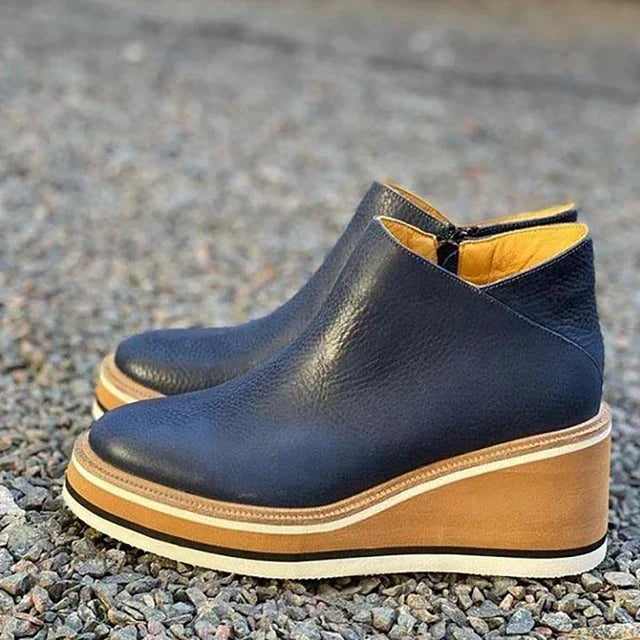 Women's Waterproof Ankle Boots with Side Zip