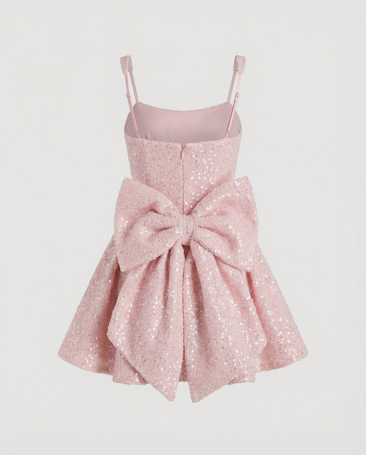 Women's Sequin Skater Dress Square Neck Sleeveless