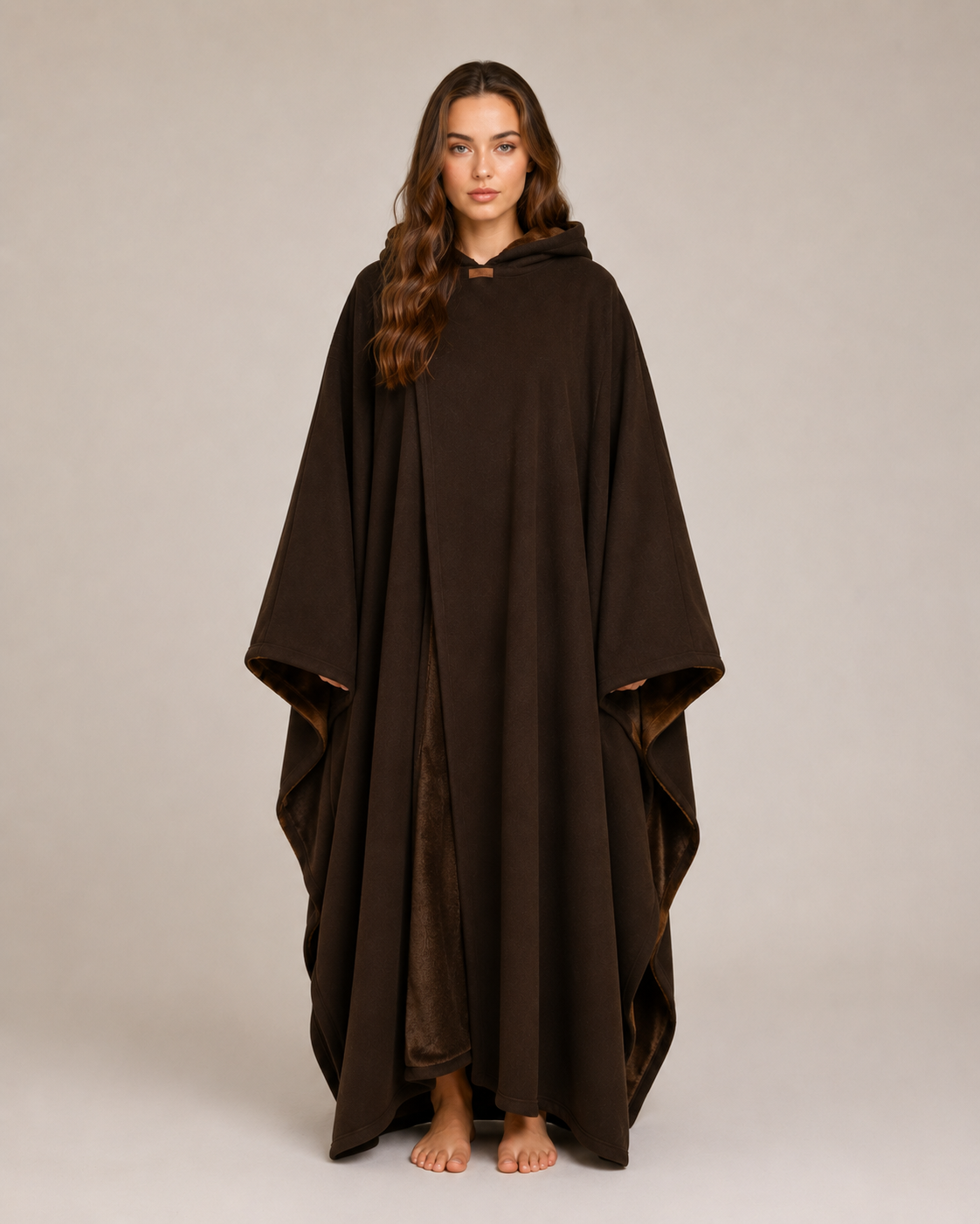 Women's Oversized Hooded Blanket | Soft Fleece Wearable Throw