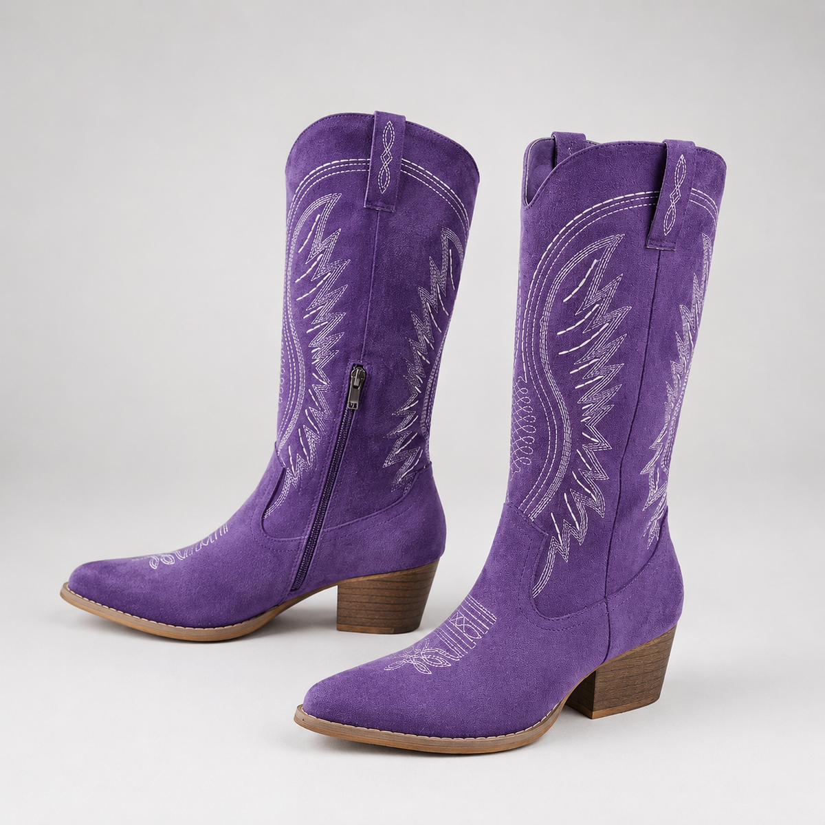 Women's Knee High Western Boots | Embroidered Cowboy Boots