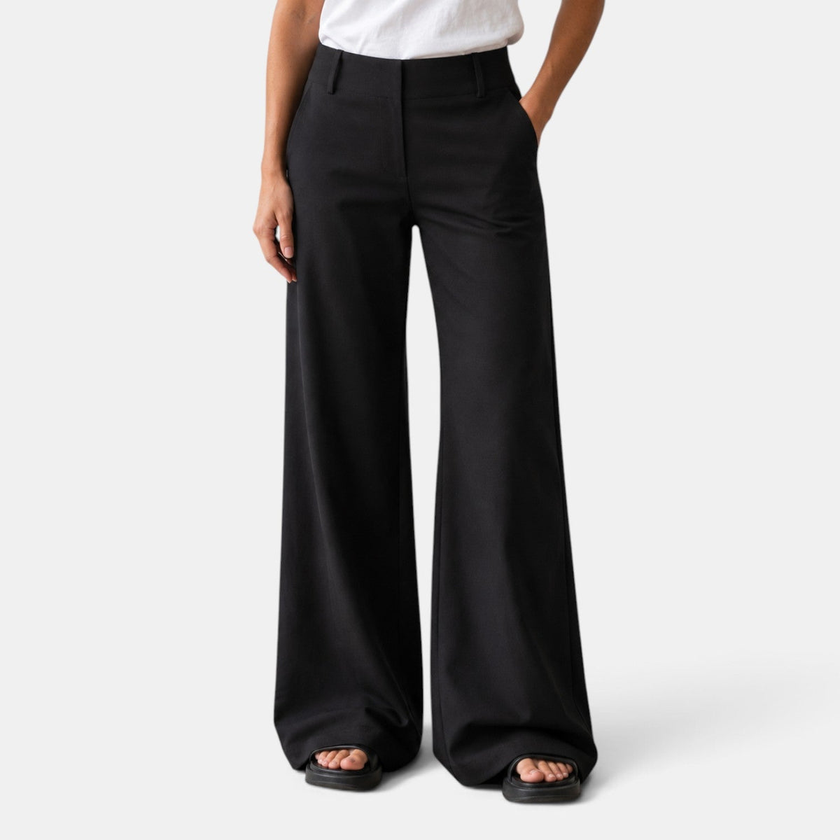 Women’s High-Waisted Wide-Leg Trousers