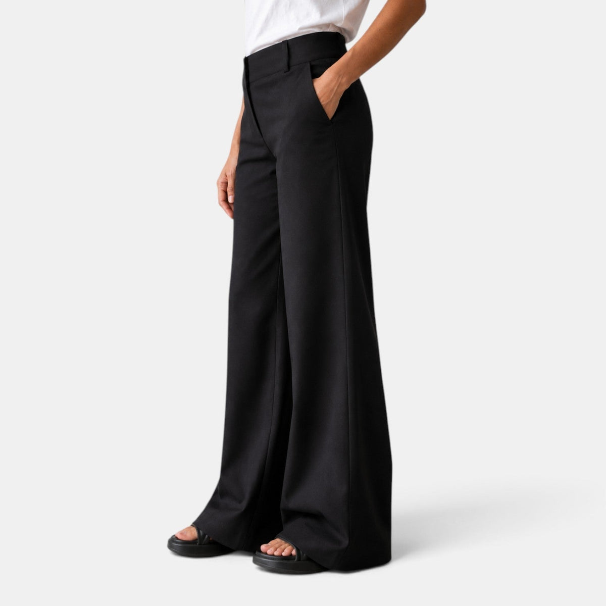 Women’s High-Waisted Wide-Leg Trousers