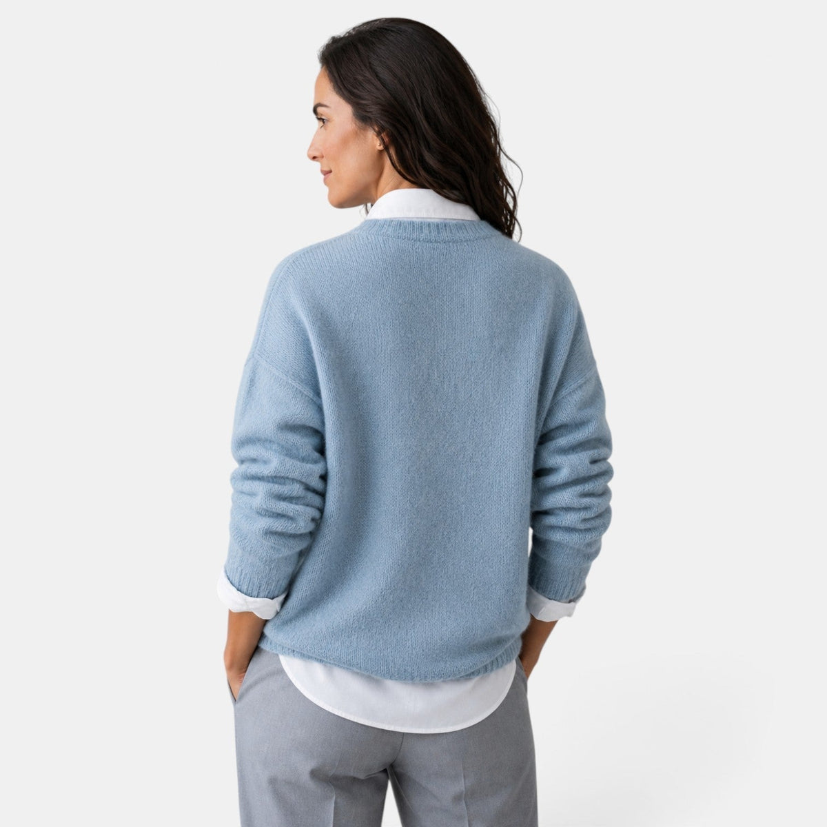 Women’s Relaxed Soft Knit Crew Neck Jumper