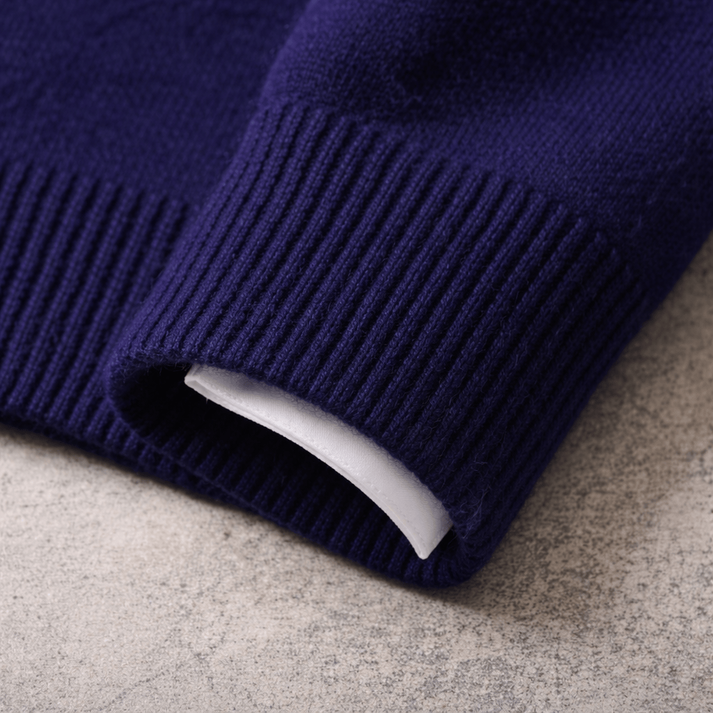 RIBBED CREWNECK SWEATER FOR MEN