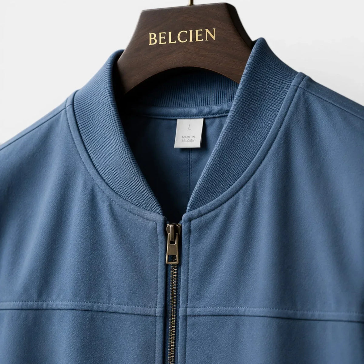 Men's Lightweight Bomber Jacket | Ribbed Casual Outerwear