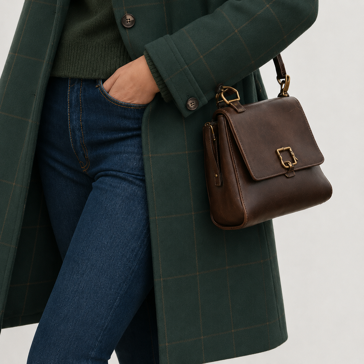 Ottoline | Warm Fabric-Blend Winter Coat