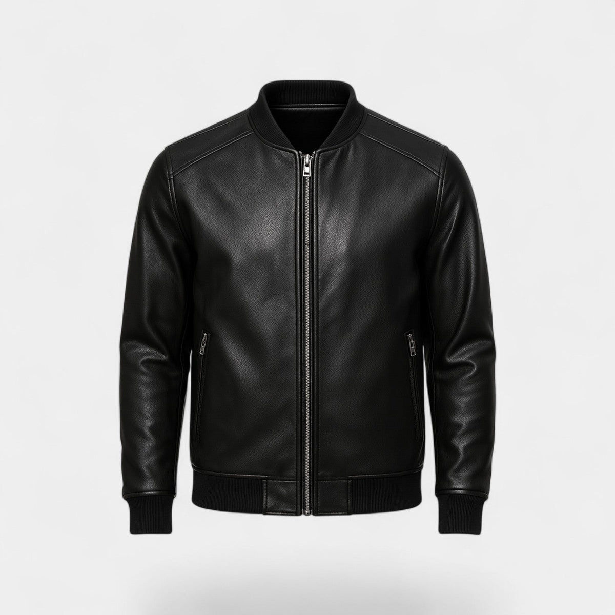 Men's Minimalist Leather Jacket | Ryder