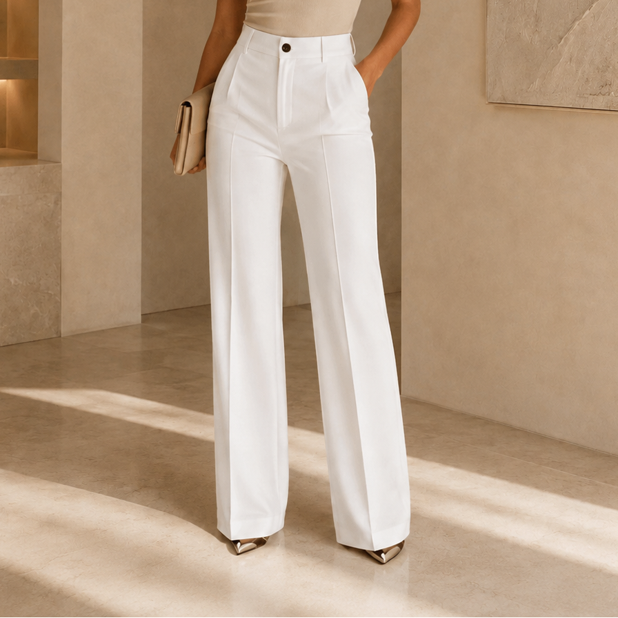 Women’s High-Waisted Wide-Leg Tailored Trousers