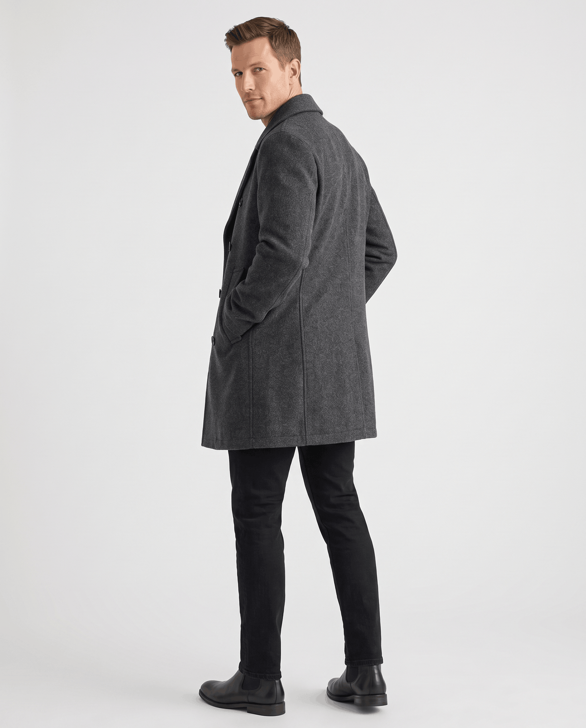 Classic Double-Breasted Trench Coat – Longline Fit & Tailored Lapels | Oliver