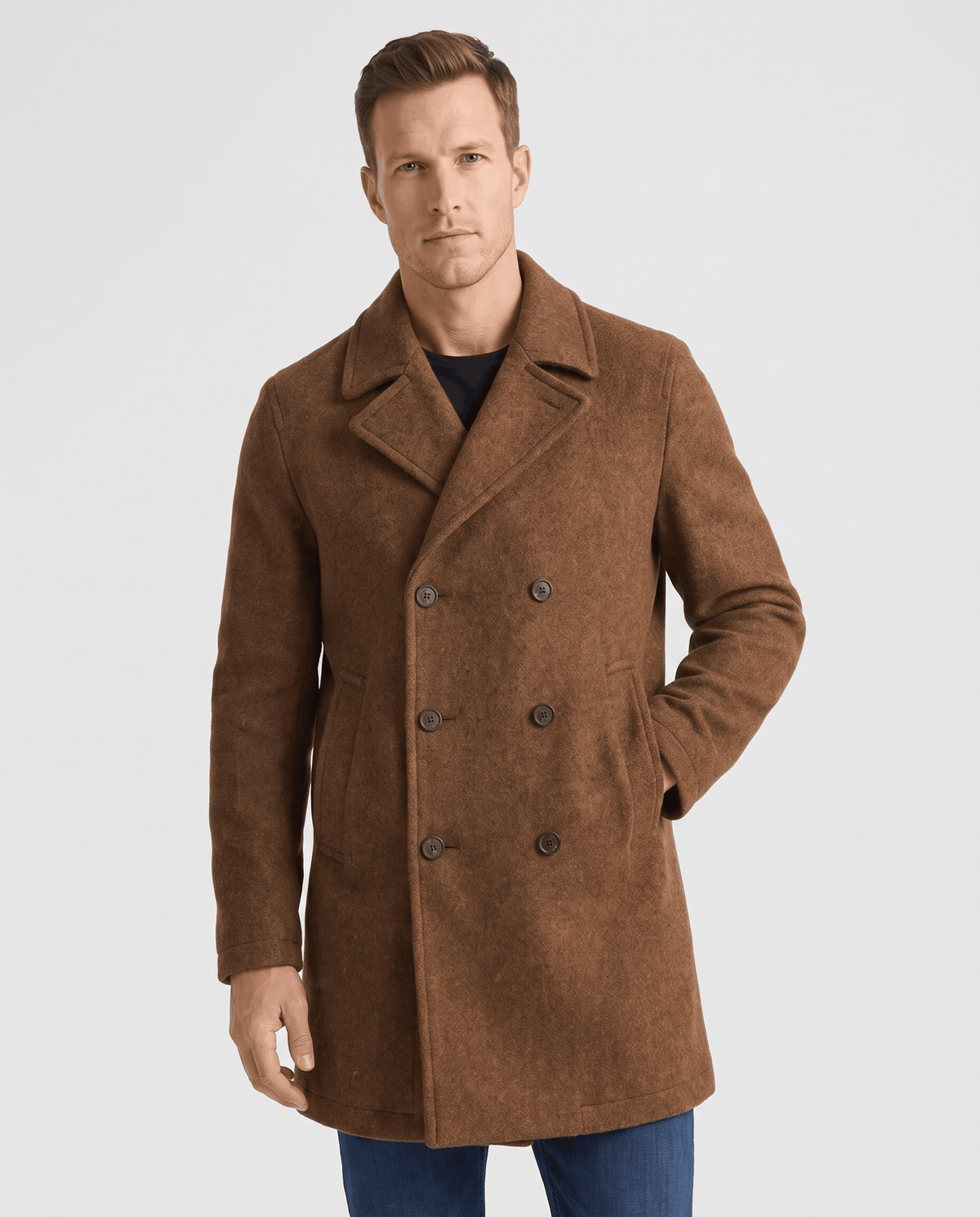 Classic Double-Breasted Trench Coat – Longline Fit & Tailored Lapels | Oliver