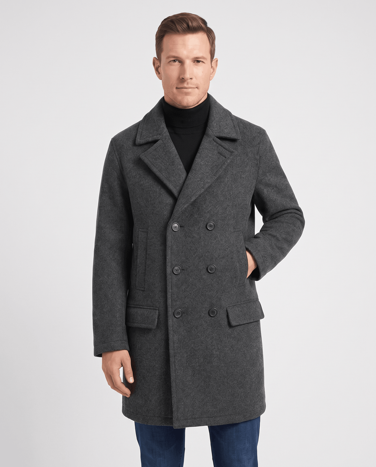 Classic Double-Breasted Trench Coat – Longline Fit & Tailored Lapels | Oliver