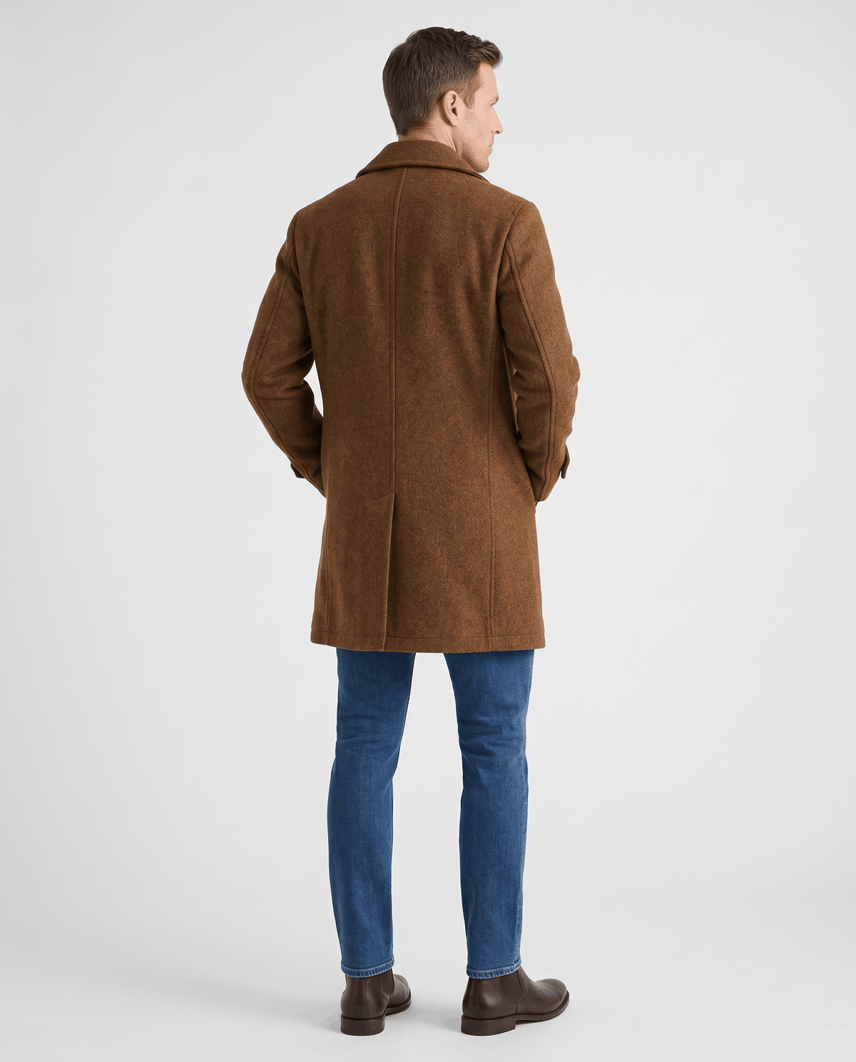 Classic Double-Breasted Trench Coat – Longline Fit & Tailored Lapels | Oliver