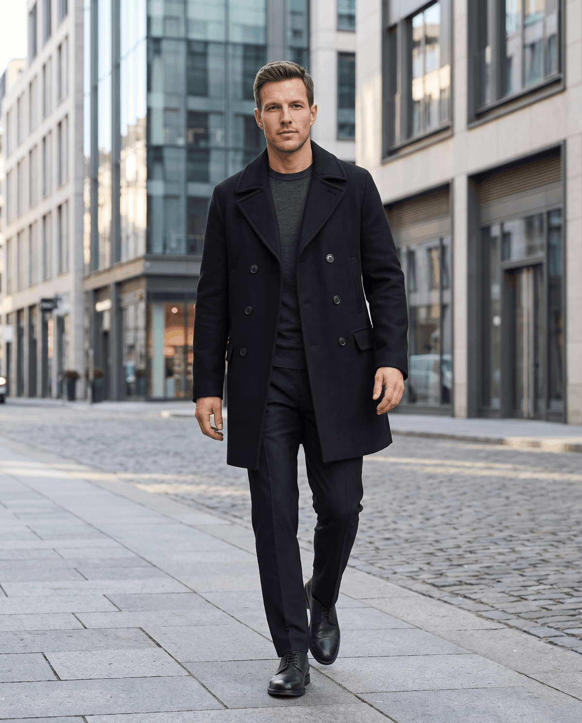 Classic Double-Breasted Trench Coat – Longline Fit & Tailored Lapels | Oliver