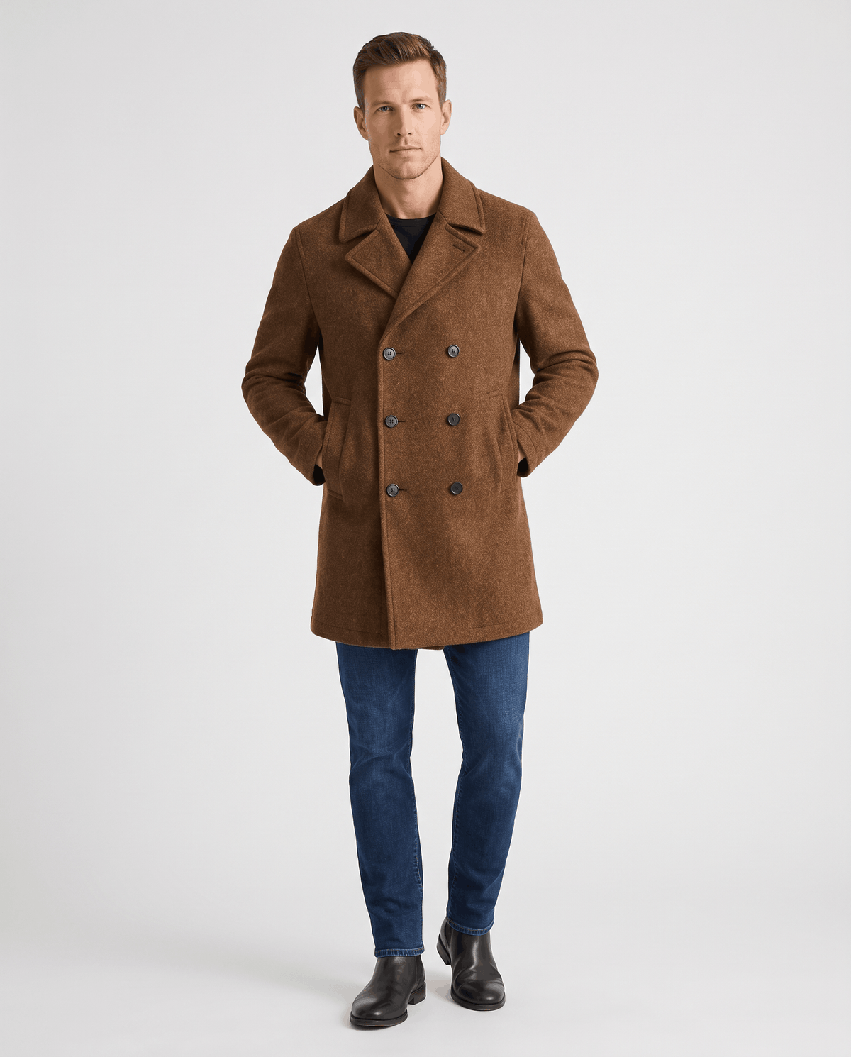 Classic Double-Breasted Trench Coat – Longline Fit & Tailored Lapels | Oliver