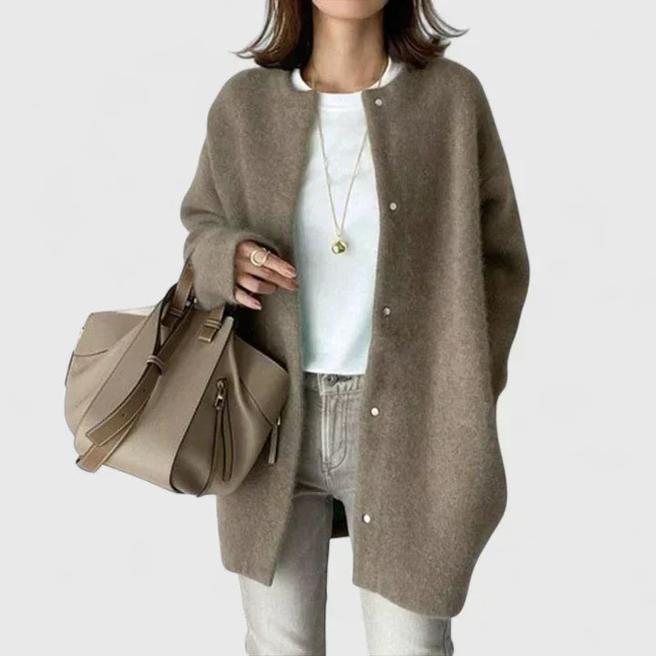 Tilda | Oversized Wool-Blend Longline Duster Cardigan